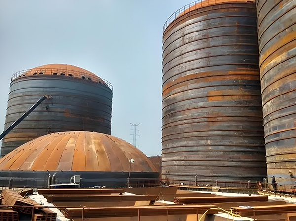 石河子焦粉钢板仓